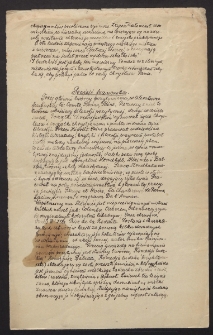 [Papiery Ostapa Łuckiego (?) związane z działalnością parlamentarną w Sejmie RP oraz materiały dotyczące spraw polityki i rolnictwa w Galicji Wschodniej]