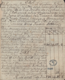Sexternik od wiadomości naprędce win etc. w piwnicy liskiej będących i anno 1767 uformowany