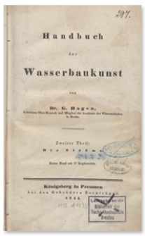Handbuch der Wasserbaukunst. Bd. 1.,T. 2, Die Ströme