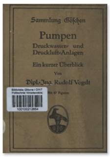 Pumpen : Druckwasser- und Druckluft-Anlagen: ein kurzer &Uuml;berblick
