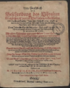 New Stam[m]buch Und Beschreibung des Uhralten Königlichen, Chur und Fürstlichen, &c. Geschlechts und Hauses zu Sachsen [...]