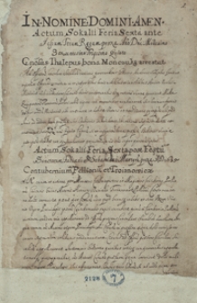 Acta officii consularis Sokaliensis notario Joanne Jekurowicz Bodzantinensi 1635-1645