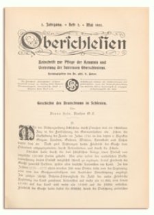 Oberschlesien. Zeitschrift zur Pflege der Kenntnis und Vertretung der Interessen Oberschlesiens. 2. Jahrgang, Mai 1903, Heft 2