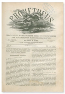 Prometheus : Illustrirte Wochenschrift über die Fortschritte der angewandenten Naturwissenschaften. 1. Jahrgang, 1890, Nr 34