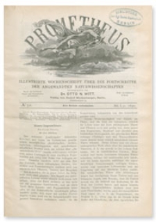 Prometheus : Illustrirte Wochenschrift über die Fortschritte der angewandenten Naturwissenschaften. 1. Jahrgang, 1890, Nr 52