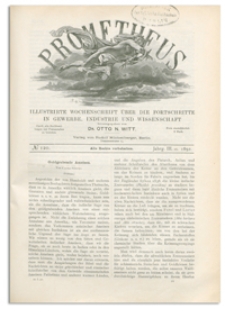Prometheus : Illustrirte Wochenschrift über die Fortschritte in Gewerbe, Industrie und Wissenschaft. 3. Jahrgang, 1892, Nr 120