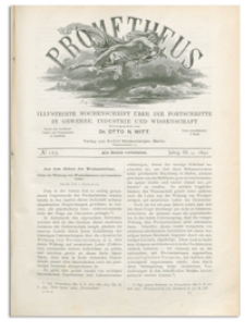 Prometheus : Illustrirte Wochenschrift über die Fortschritte in Gewerbe, Industrie und Wissenschaft. 3. Jahrgang, 1892, Nr 123