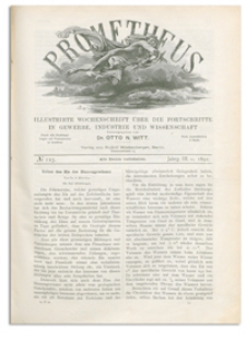 Prometheus : Illustrirte Wochenschrift über die Fortschritte in Gewerbe, Industrie und Wissenschaft. 3. Jahrgang, 1892, Nr 125