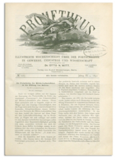 Prometheus : Illustrirte Wochenschrift über die Fortschritte in Gewerbe, Industrie und Wissenschaft. 3. Jahrgang, 1892, Nr 127