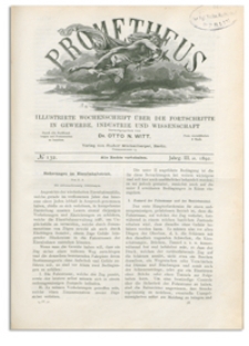 Prometheus : Illustrirte Wochenschrift über die Fortschritte in Gewerbe, Industrie und Wissenschaft. 3. Jahrgang, 1892, Nr 132