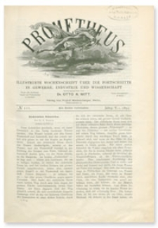 Prometheus : Illustrirte Wochenschrift über die Fortschritte in Gewerbe, Industrie und Wissenschaft. 5. Jahrgang, 1893, Nr 210