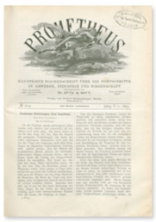 Prometheus : Illustrirte Wochenschrift über die Fortschritte in Gewerbe, Industrie und Wissenschaft. 5. Jahrgang, 1893, Nr 219