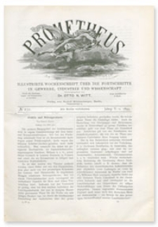 Prometheus : Illustrirte Wochenschrift über die Fortschritte in Gewerbe, Industrie und Wissenschaft. 5. Jahrgang, 1894, Nr 232