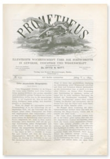 Prometheus : Illustrirte Wochenschrift über die Fortschritte in Gewerbe, Industrie und Wissenschaft. 5. Jahrgang, 1894, Nr 235