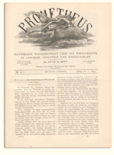 Prometheus : Illustrirte Wochenschrift über die Fortschritte in Gewerbe, Industrie und Wissenschaft. 4. Jahrgang, 1893, Nr 201