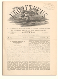 Prometheus : Illustrirte Wochenschrift über die Fortschritte in Gewerbe, Industrie und Wissenschaft. 6. Jahrgang, 1894, Nr 264